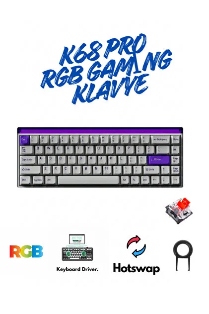 Sarftech Hot Swap Red Switch RGB Programlı Gaming Oyuncu Mouse ( Hediye Switch ve Keypeys mevcut.)