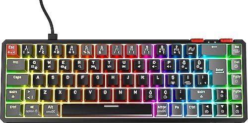 Rampage 68 Tuş Red Switch Gaming Oyuncu Klavyesi