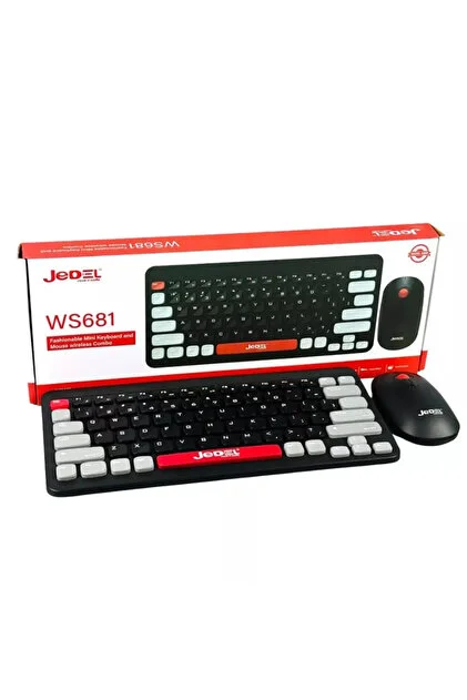 Mini 68 Tuş Türkçe Q Ofis Klavye Mouse Set