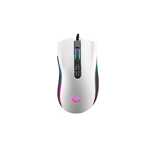 Rampage  SMX-R44 V2 Makrolu   12800   Dpi   80   Million   Huano   Switch   Oyuncu   Mouse-Beyaz